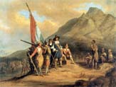 landing of van riebeeck at the cape of good hope